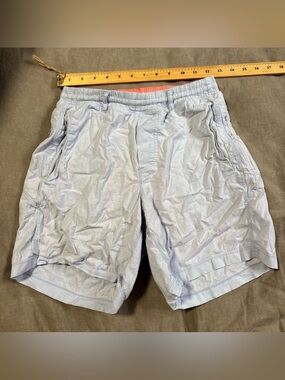 Birddogs Light Blue Shorts with Coral Liner